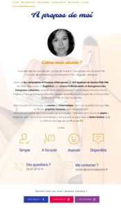 Le contenu d'un site web simple : la page A propos