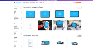 5 sites de mockups gratuits : Smart Mockups