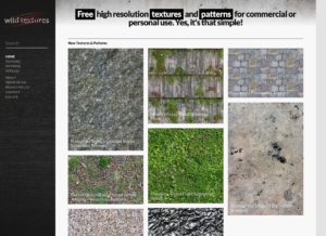 5 sites de textures gratuites : Wild Textures