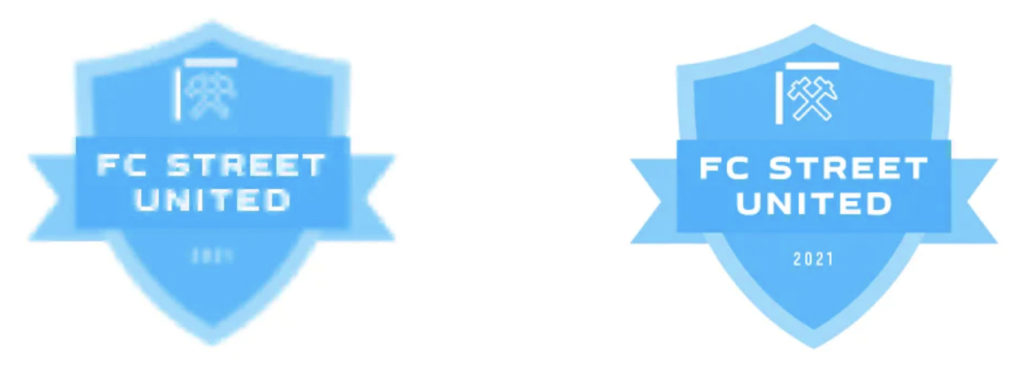 Logo matriciel VS logo vectoriel