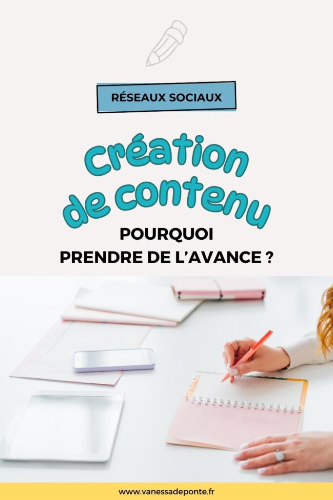 Création de contenu : pourquoi prendre de l'avance - Vanessa de PONTE, formatrice et experte Canva