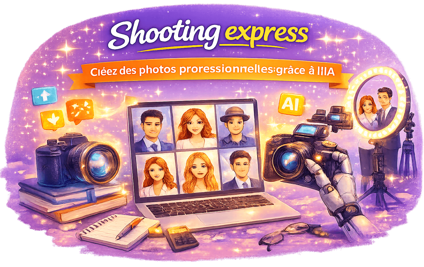 Atelier Shooting Express : Des photos professionnelles grâce à l’IA en 1h, prêtes à poster, sans shooting, sans prise de tête