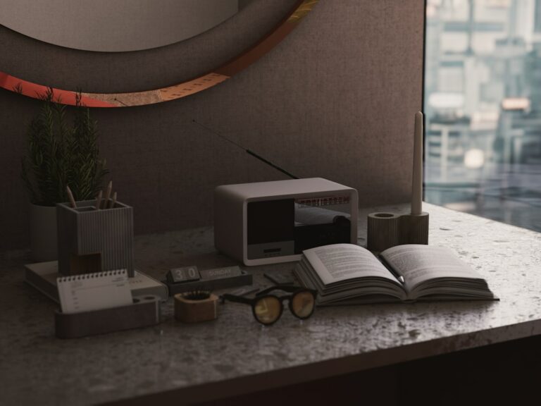 Bureau minimaliste et lumineux, symbole d'un business simplifié plutôt que bricolé